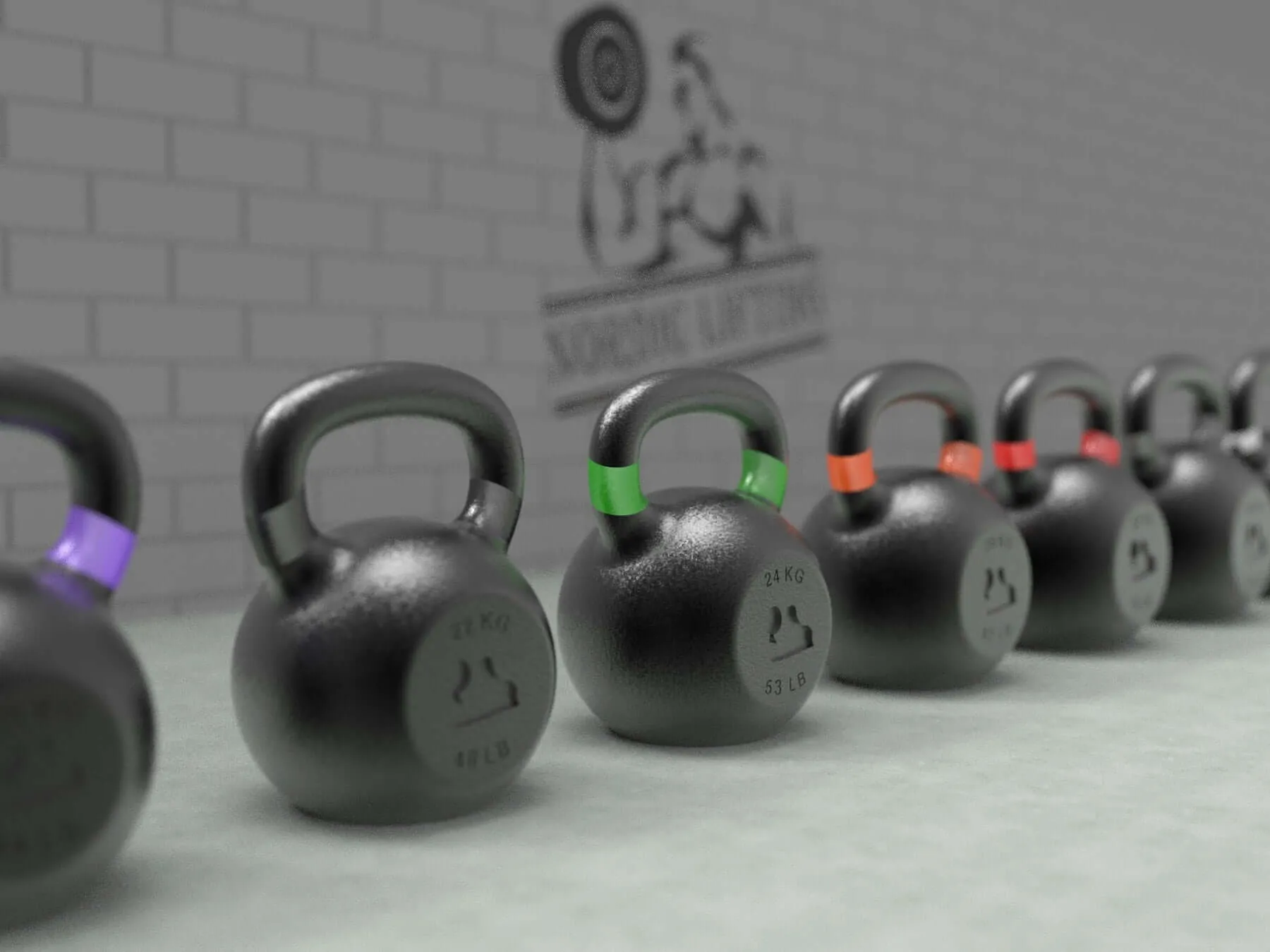 Kettlebell Suitable for Cardio, Strength Training, & Gym Workouts - by Nordic Lifting