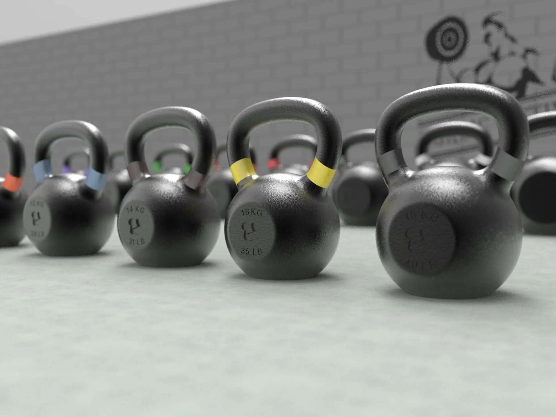 Kettlebell Suitable for Cardio, Strength Training, & Gym Workouts - by Nordic Lifting