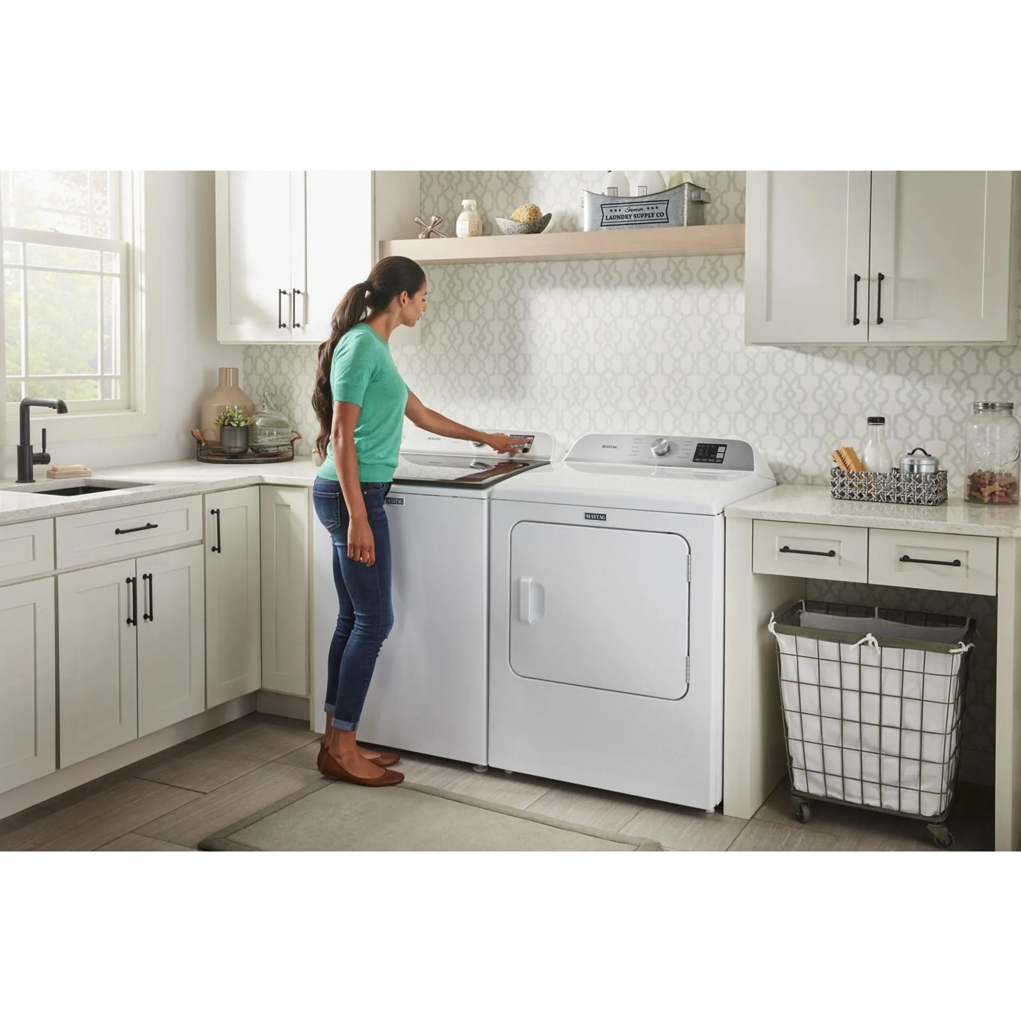 Maytag Top Load Washer with Deep Fill - 5.5 cu. ft. (MVW6200KW)