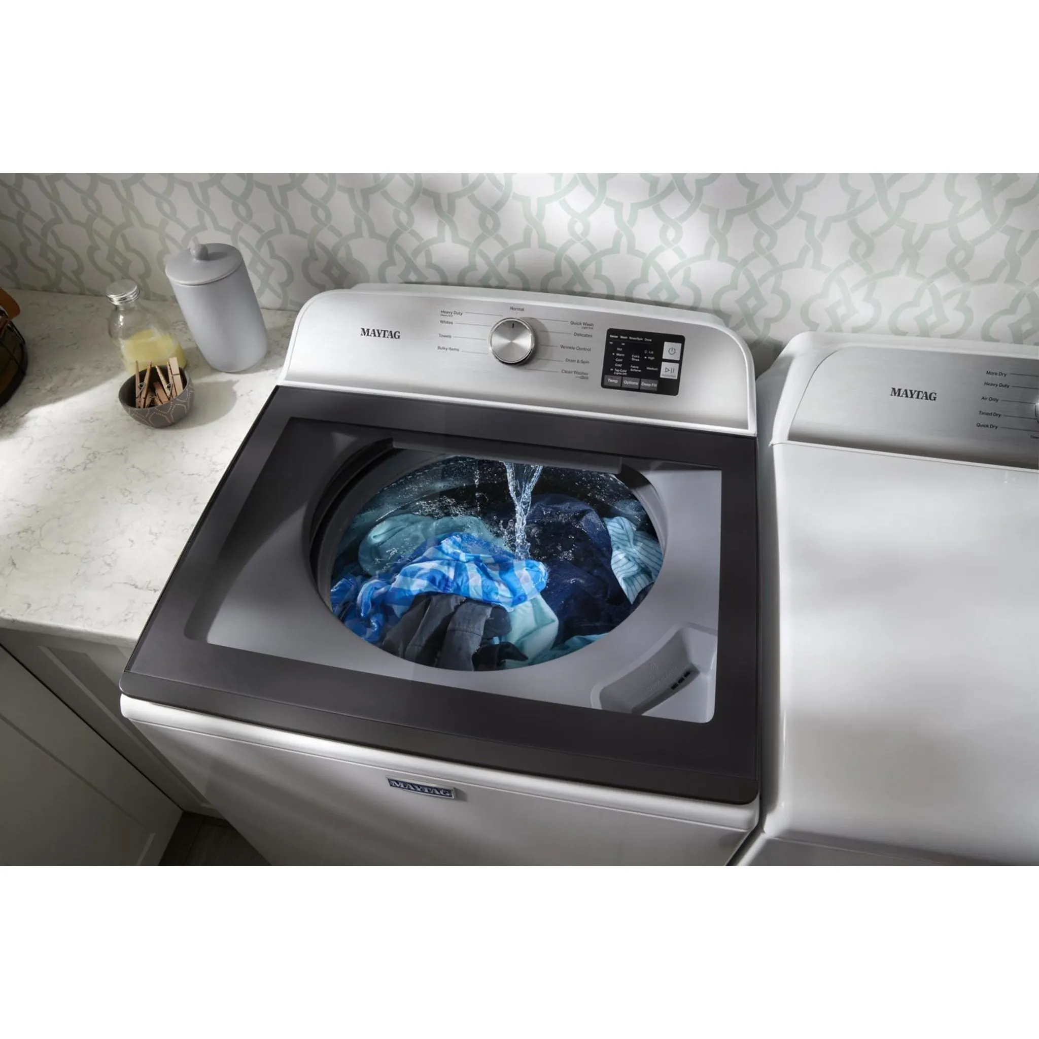 Maytag Top Load Washer with Deep Fill - 5.5 cu. ft. (MVW6200KW)