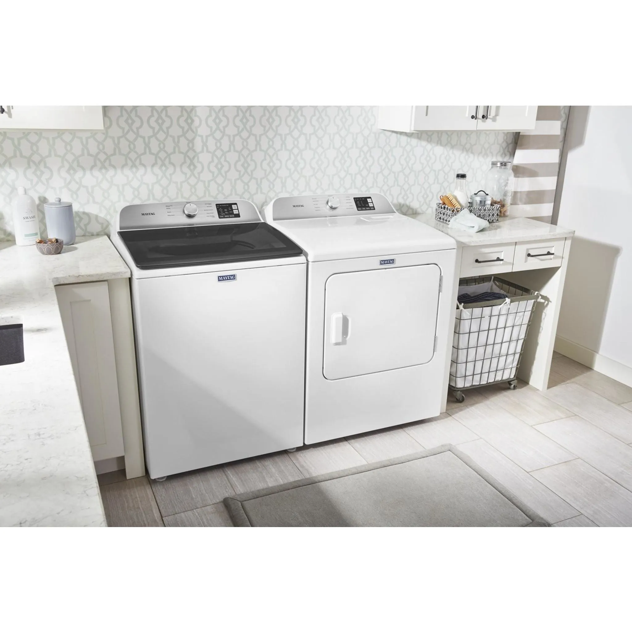 Maytag Top Load Washer with Deep Fill - 5.5 cu. ft. (MVW6200KW)