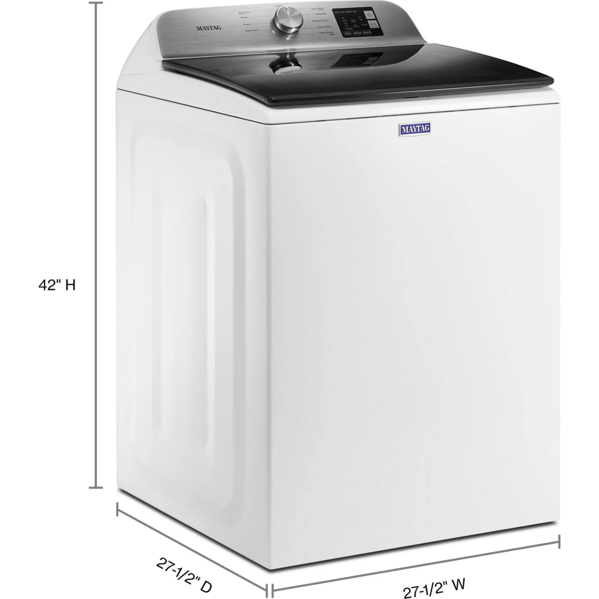 Maytag Top Load Washer with Deep Fill - 5.5 cu. ft. (MVW6200KW)