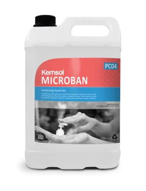 Microban Gel Hand Sanitiser 5L