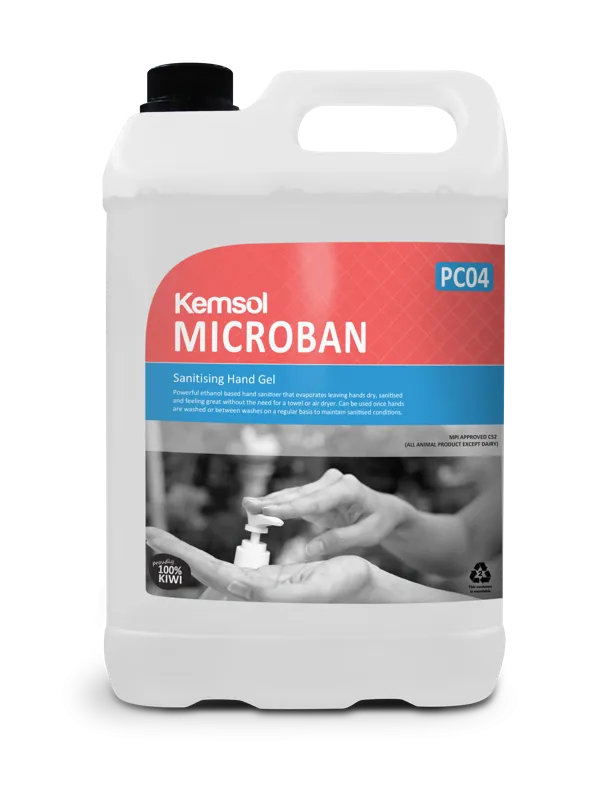 Microban Gel Hand Sanitiser 5L