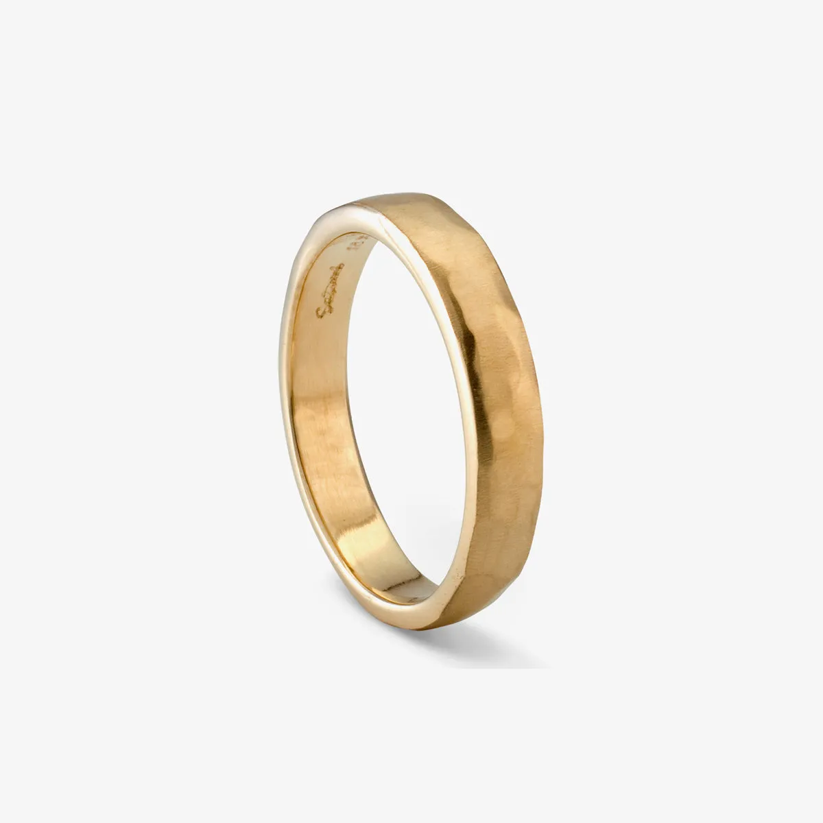 MR0101 | 3.7mm Signature Hammered Band