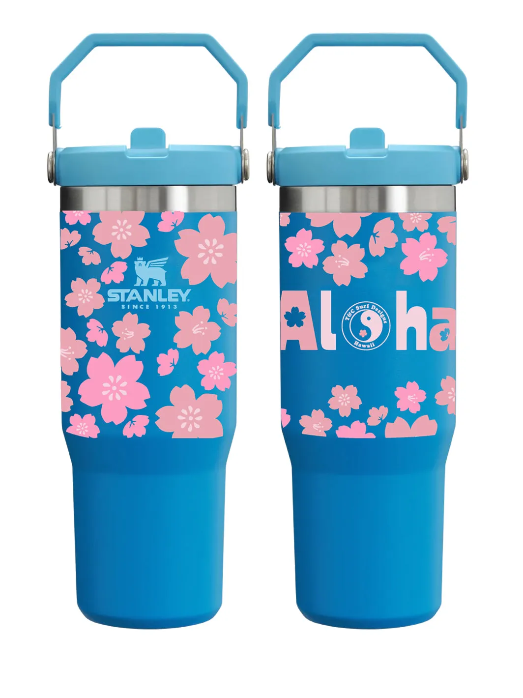 T&C Surf 30 oz Cute Sakura Stanley The IcefIow™ Flip Straw Tumbler