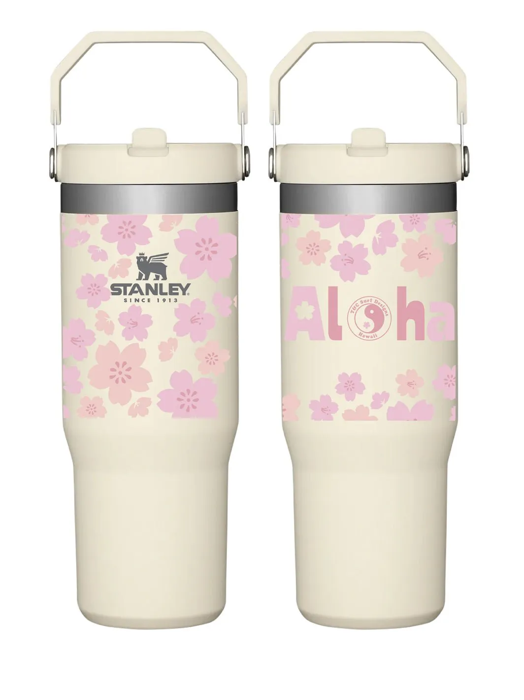 T&C Surf 30 oz Cute Sakura Stanley The IcefIow™ Flip Straw Tumbler