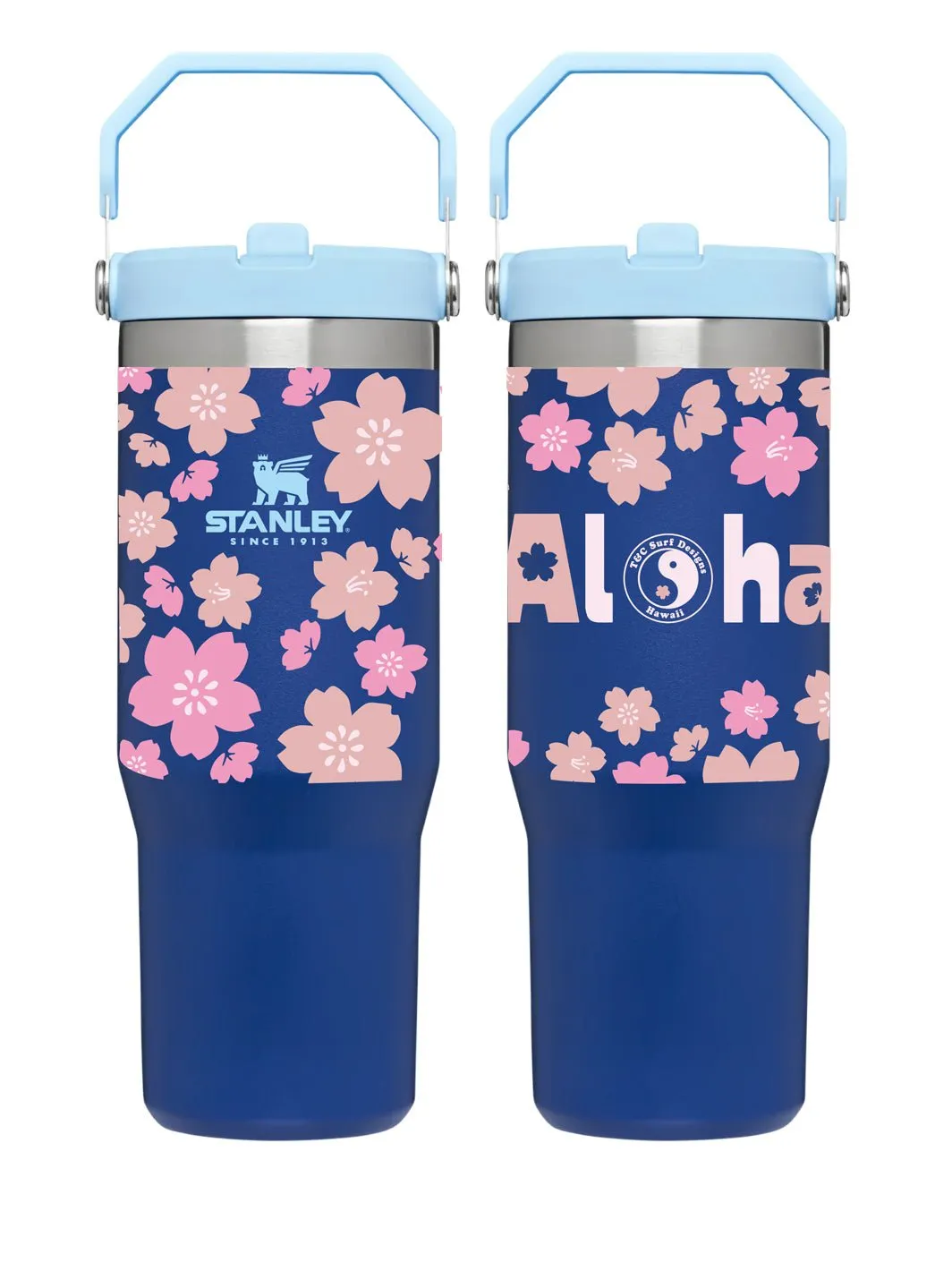 T&C Surf 30 oz Cute Sakura Stanley The IcefIow™ Flip Straw Tumbler