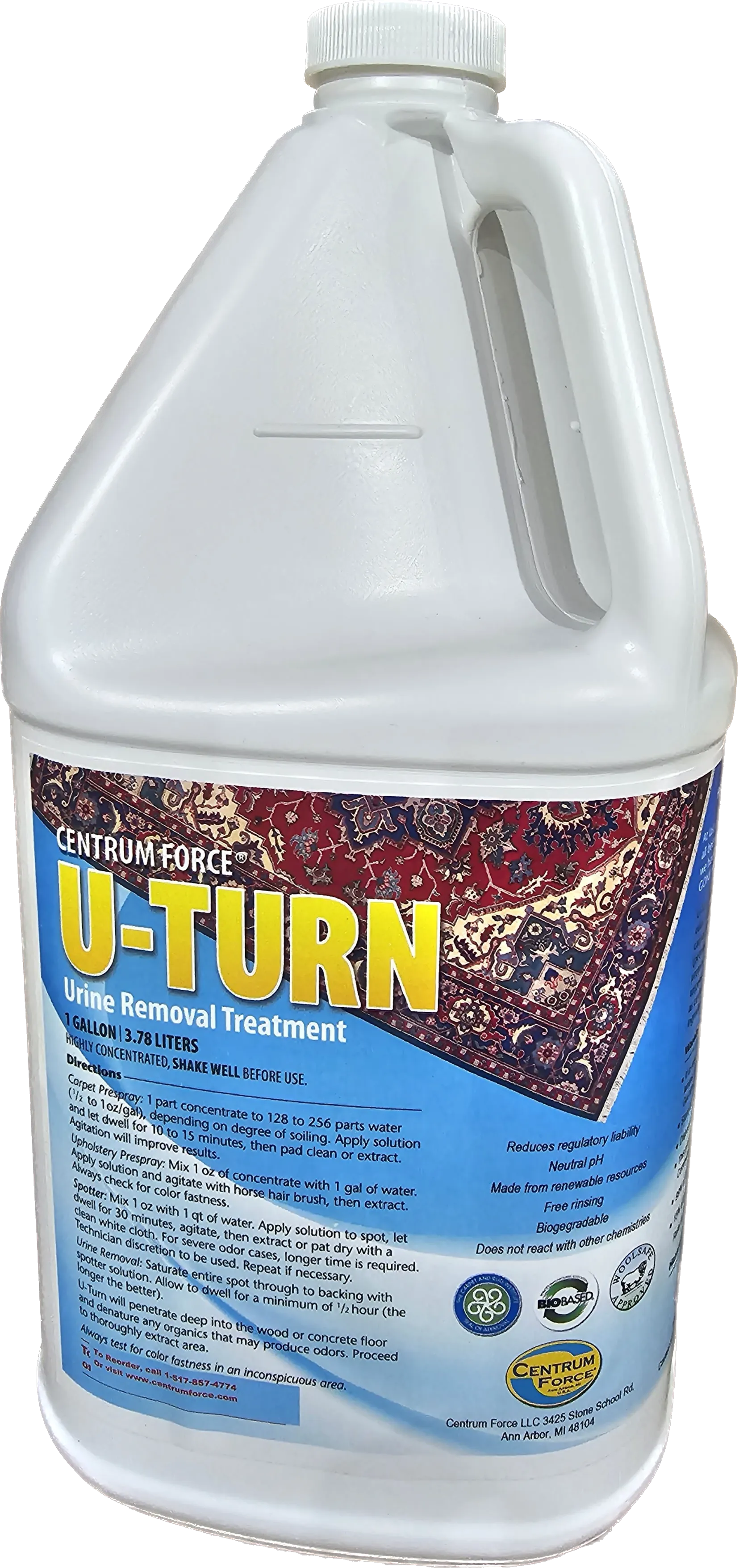 U-Turn Urine Removal (1 Gallon)